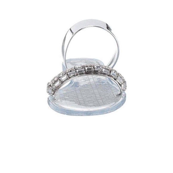 Badgley Mischka | Jeweled Sandal PVC Slides - Picture 4 of 5